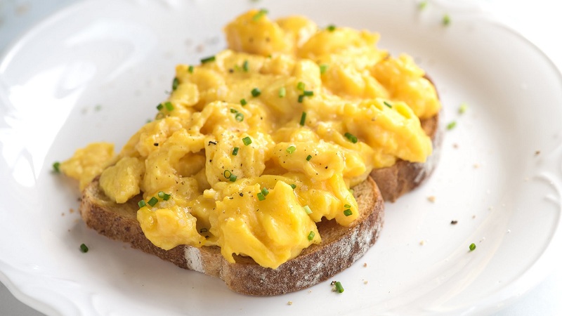 A scrambled egg