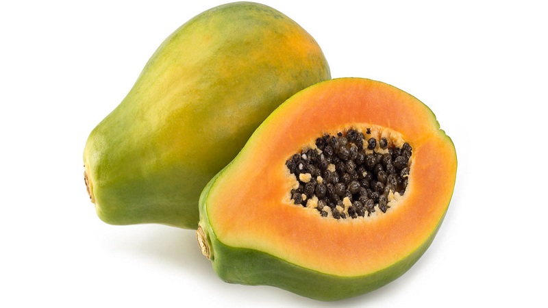 Papaya to exhaust weight