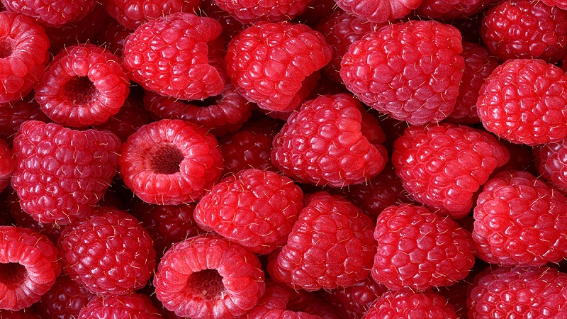 Raspberries to exhaust weight