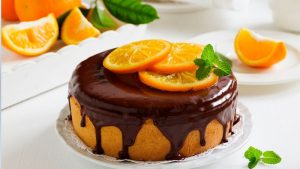 orange and chocolate cake