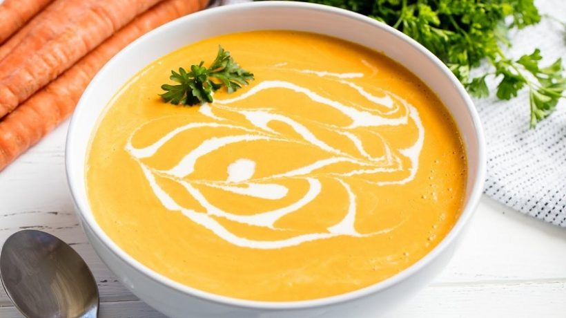 Carrot soup, is a light recipe without potatoes