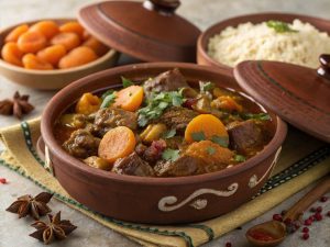 Traditional Moroccan lamb tagine recipe