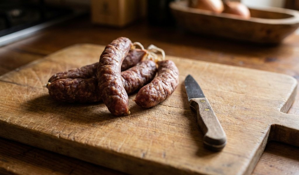 Braising tough Italian sausage medallions in rich marinara